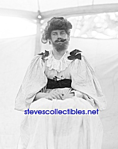 C.1909 Bearded Lady Circus Carnival Side Show - Photo