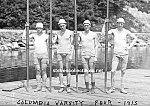 1913 Columbia Rowing Crew Team Photo - Gay Interest