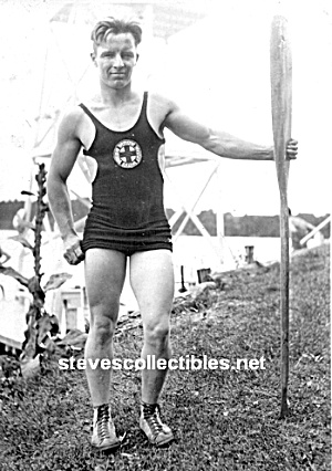 Early Male Muscular Crew Rowing Photo - Gay Interest