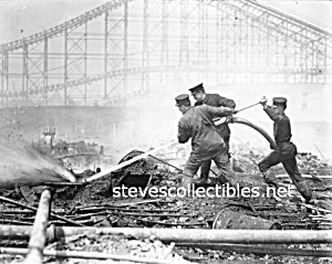 C.1911 Coney Island, N.y. Dreamland Fire Photo - 8x10