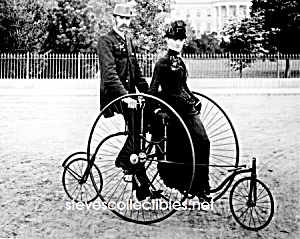 C.1886 Quadracycle (Velocipede) Photo-8 X 10