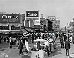1922 Coca Cola Advertis. Atlantic City Photo