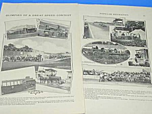 1911 Auto Racing Indianapolis Mag Article