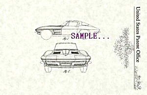 Toy+patent Art: 1963 Split Window Chevy Corvette