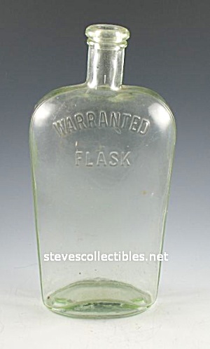 Antique Bottle: Warranted Flask