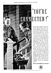 1934 Bell Telephone Old '202' Phone Ad