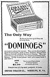 1897 Domino Cigar Box Magazine Ad