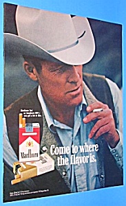 1971 Marlboro Man Magazine Ad - Cigarettes