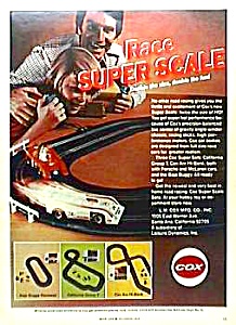 1973 Cox Super Scale Slot Car Toy Ad