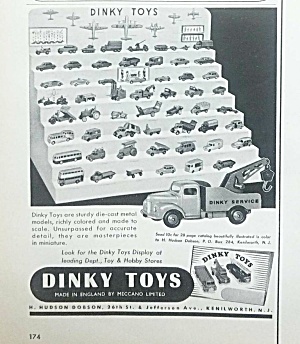 1953 Dinky Diecast Toys Display