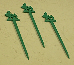 Lot Of 3 Howard Johnsons Figural Toothpicks
