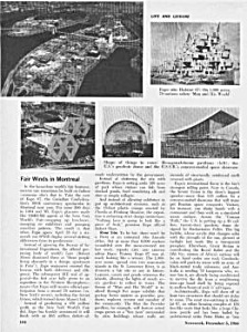 1966 Montreal Expo 67 Magazine Article