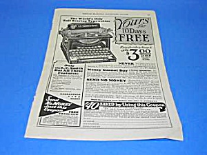 1926 L.c. Smith Typewriter Ad