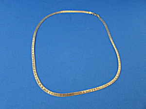 Silver Best Friend Snake Chain Necklace