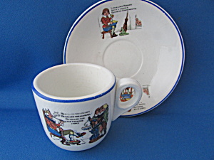 Child's Nursery Rhyme Cup And Saucer