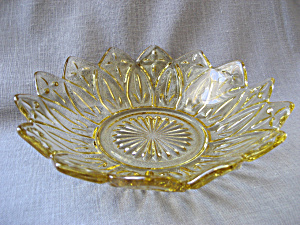 Gold Glass Candy Dish