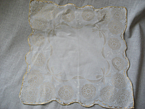 Gold Puff Handkerchief