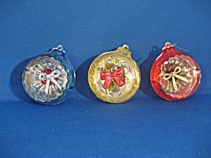 Three Shadow Box Ornaments