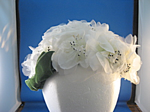 Flower And Green Bow Hat