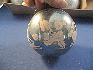 Large Glass Ball With Scenes Of The Nursery