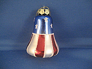 Stars And Stripe Bell Ornament