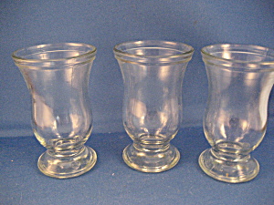 Three Very Old Bar Shot Glasses