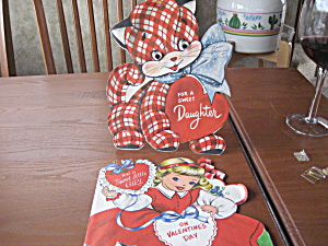 Two Large 1953 Valentines