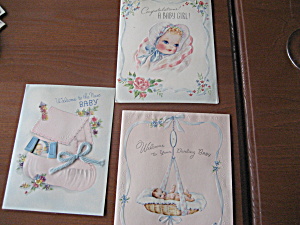 Three New Baby Cards
