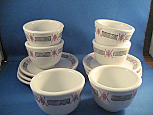 Six Restaurant Cup And Saucer