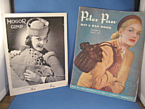 Two Vintage Hat And Purse Pattern Books