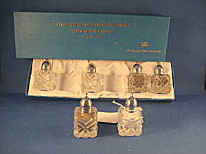 Box Set Of Six Miniature Salt And Pepper Shakers