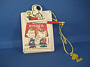 Snoopy Mini Binder With Pencil