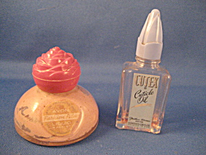 Vintage Avon And Cutex Bottles