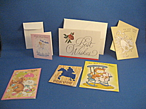Mixture Of Miniature Vintage Greeting Cards