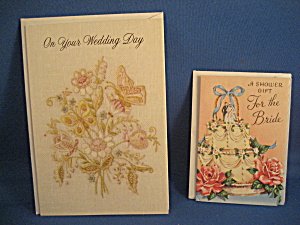 Vintage Cards With Wedding Theme
