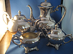 William Rogers Silver Tea And Coffee Set