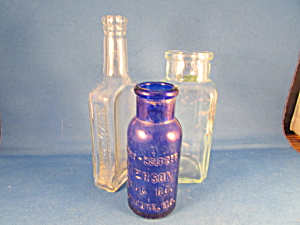 Group Of Three Vintage Bottles