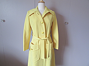 Yellow Fashionbilt Spring Coat