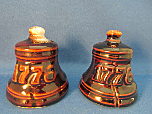 1776 Bell Salt And Pepper Shakers From Pfalzgraff