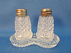 Miniature Salt And Pepper Shakers With Tray