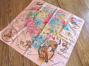 Western States Silk Scarf From Green River, Wyoming