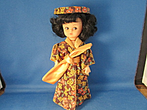 Plastic Doll With Kimono