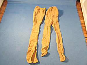 Two Pairs Of Doll Nylon Pantyhose