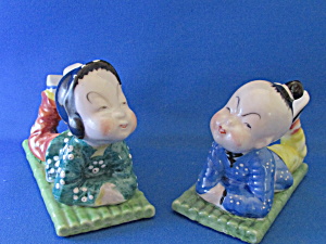 Oriental Figurines Made In Occupied Japan