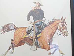 1956 A Cavalry Officer Remington Print