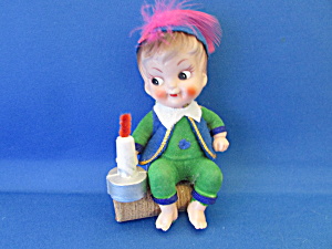 Elf With Candle Ornament