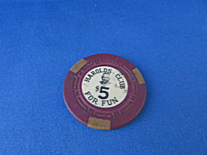 Harold's Club $5 Casino Chip