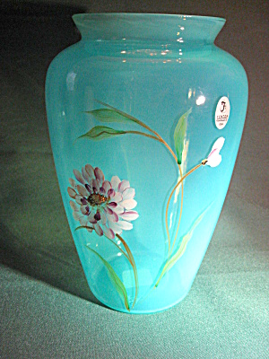 Fenton Robin's Egg Blue Vase - Horizons