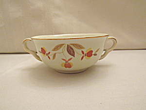 Hall Autumn Leaf Jewel T Cream Soup Bowl