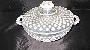 Moonstone Covered Candy Dish